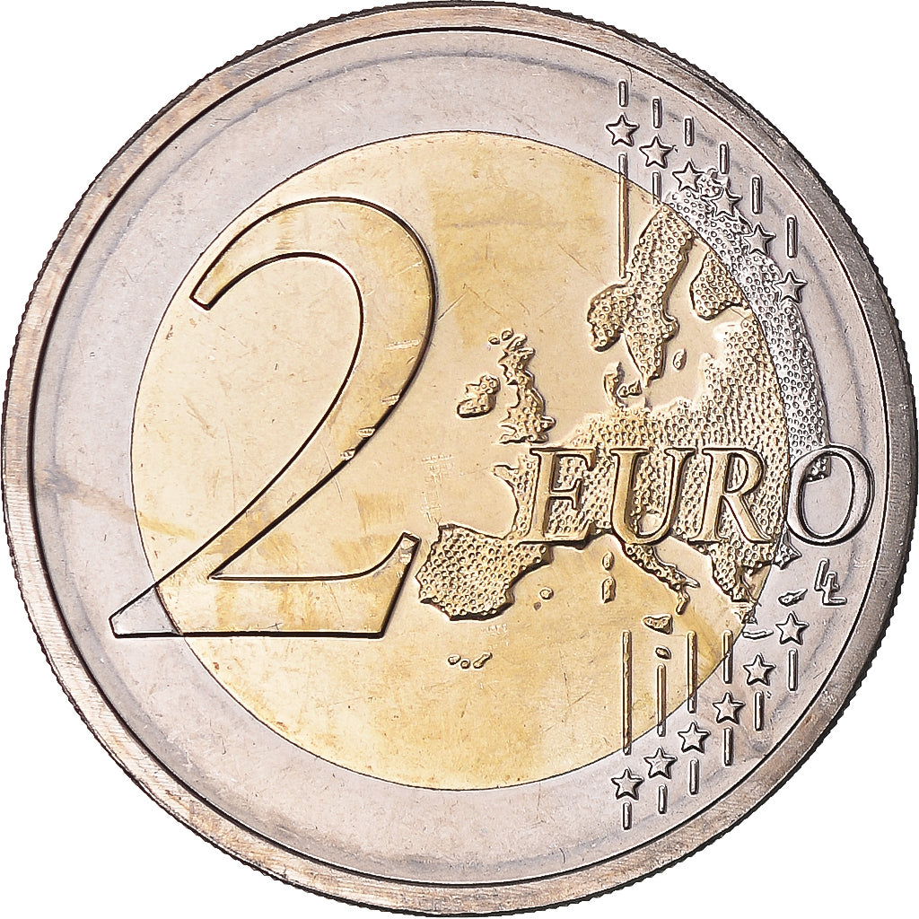 Malta, 2 Euro, Drapeau européen, 2015, Paris, MS(64), Bimetálico