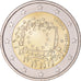 Lithouwen, 2 Euro, Drapeau européen, 2015, UNC, Bi-Metallic, KM:New