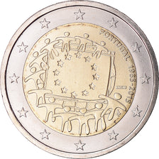 Portugal, 2 Euro, 2015, 30 ans   Drapeau européen, MS(64), Bimetálico, KM:New