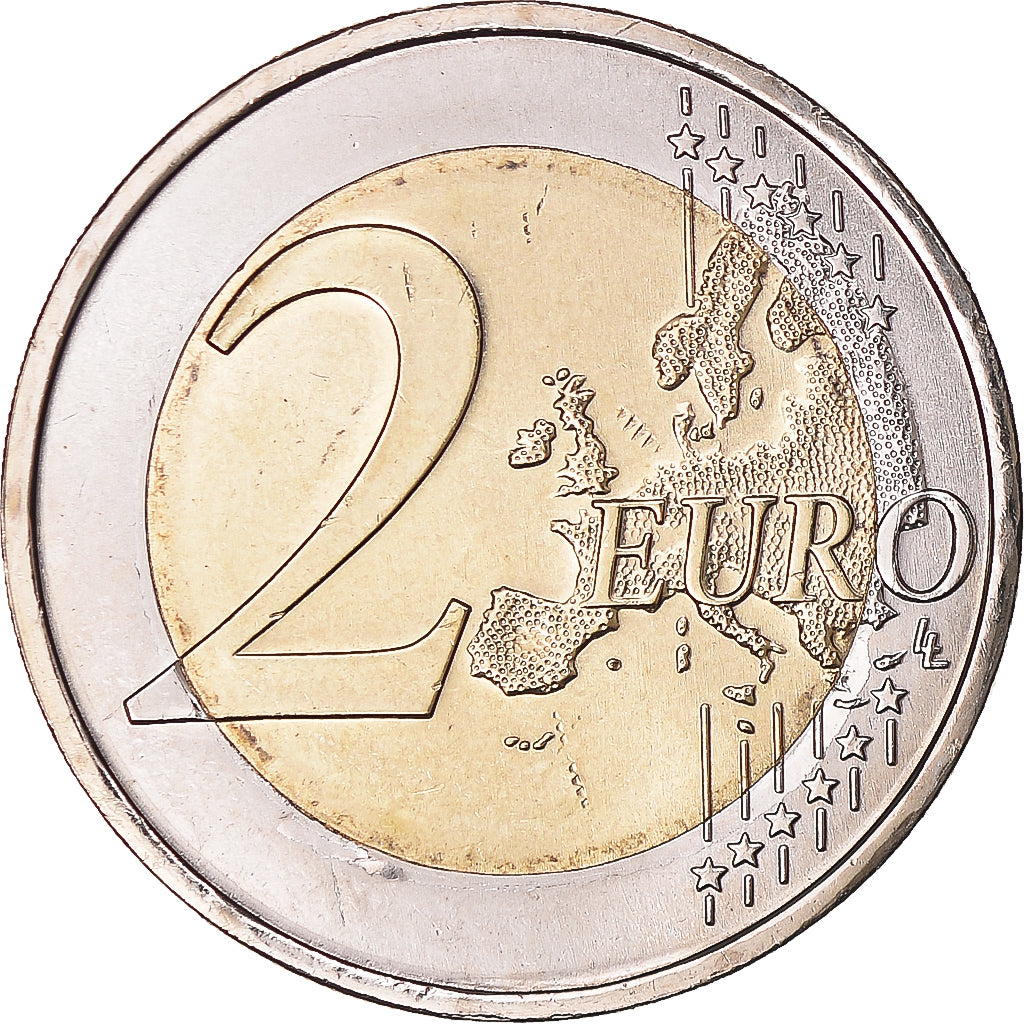 Portugal, 2 Euro, 2015, 30 ans   Drapeau européen, MS(64), Bimetálico, KM:New