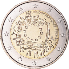 França, 2 Euro, 30 ans du drapeau de l union europeenne, 2015, Paris, MS(63)