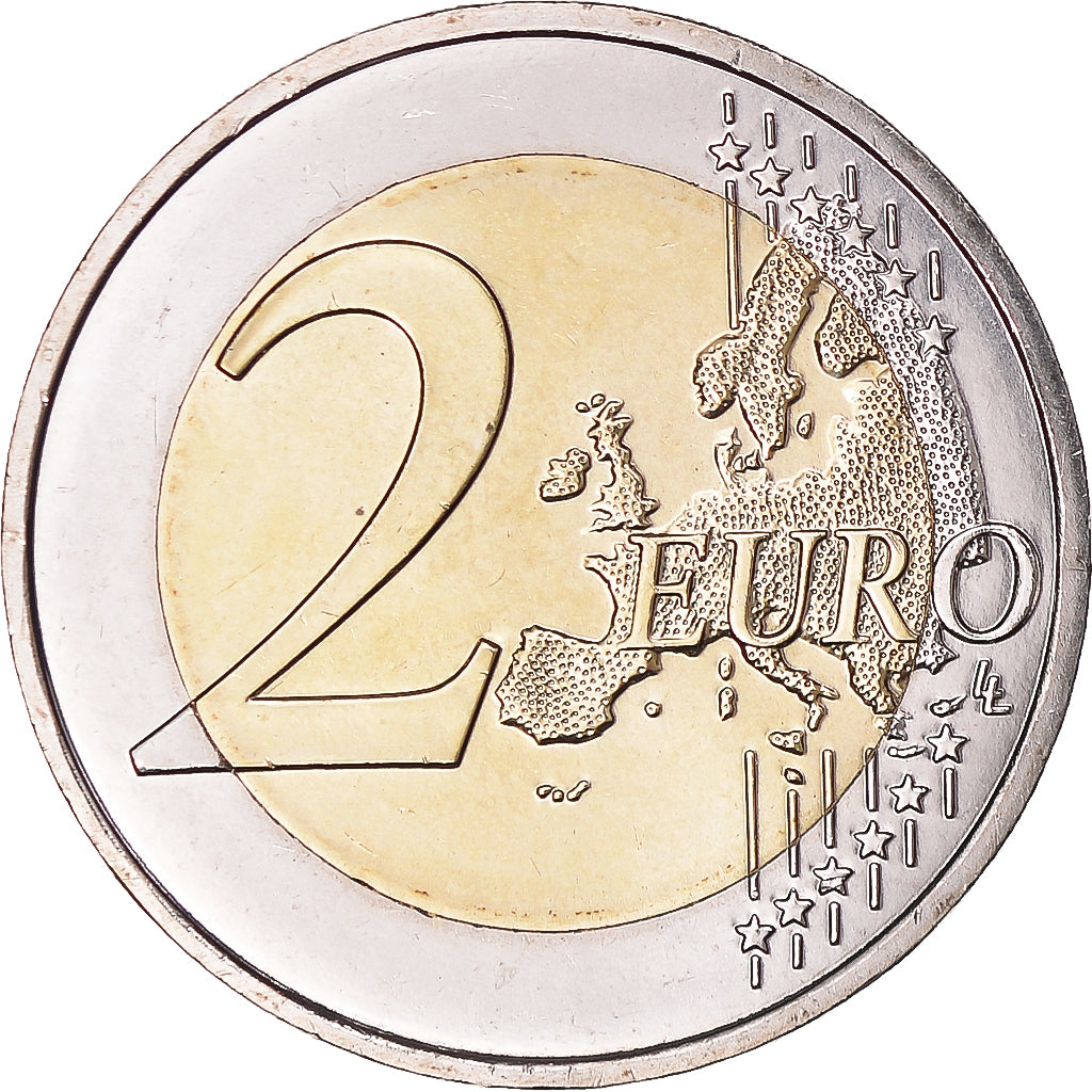 França, 2 Euro, 30 ans du drapeau de l union europeenne, 2015, Paris, MS(63)