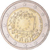 Estonia, 2 Euro, Drapeau européen, 2015, Vantaa, MS(60-62), Bi-Metallic