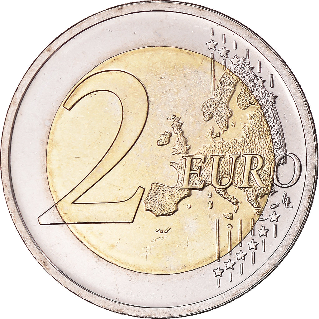 Estonia, 2 Euro, Drapeau européen, 2015, Vantaa, MS(60-62), Bi-Metallic