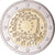 Grecja, 2 Euro, 2015, 30 ans   Drapeau européen, MS(64), Bimetaliczny, KM:272