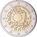 Grecia, 2 Euro, 2015, 30 ans   Drapeau européen, SPL+, Bi-metallico, KM:272