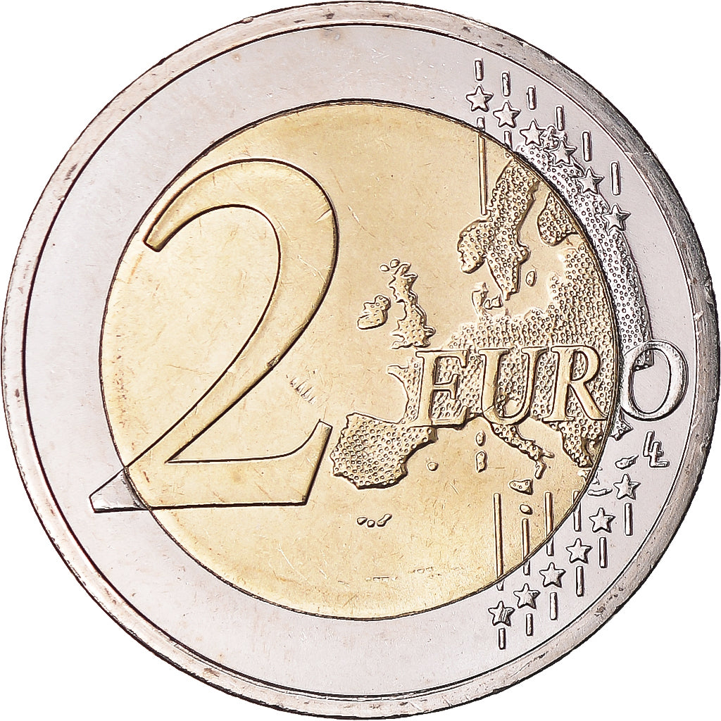 Grecia, 2 Euro, 2015, 30 ans   Drapeau européen, SPL+, Bi-metallico, KM:272