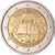 Bélgica, 2 Euro, Traité de Rome 50 ans, 2007, Brussels, VF(30-35)