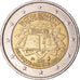 Bélgica, 2 Euro, Traité de Rome 50 ans, 2007, Brussels, VF(30-35)
