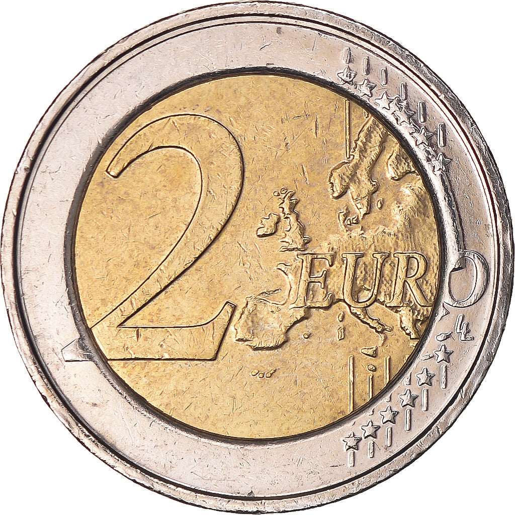 Bélgica, 2 Euro, Traité de Rome 50 ans, 2007, Brussels, VF(30-35)