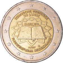 GERMANY - FEDERAL REPUBLIC, 2 Euro, Traité de Rome 50 ans, 2007, Karlsruhe