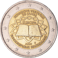 GERMANY - FEDERAL REPUBLIC, 2 Euro, Traité de Rome 50 ans, 2007, Stuttgart