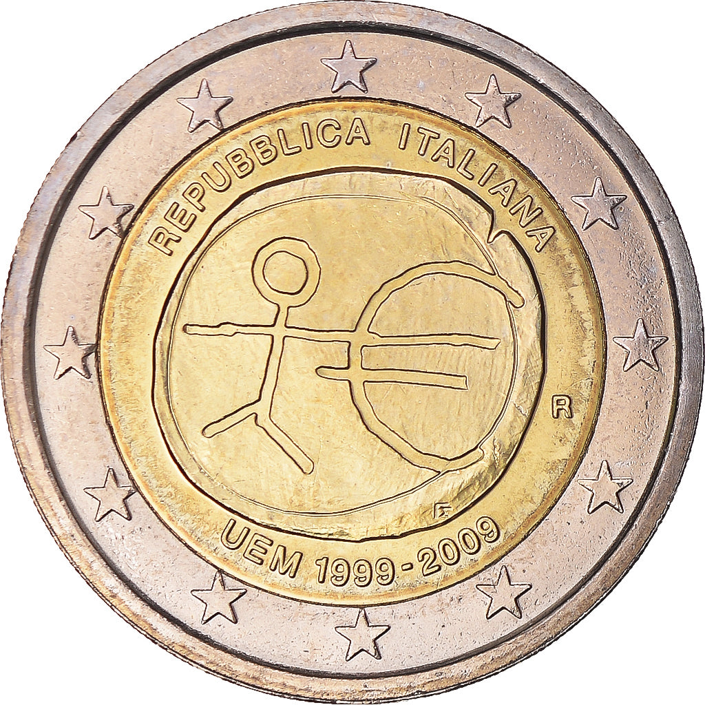 Italy, 2 Euro, EMU, 2009, Rome, MS(64), Bi-Metallic, KM:312