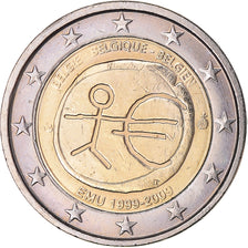Belgia, 2 Euro, EMU, 2009, Brussels, AU(55-58), Bimetaliczny, KM:282