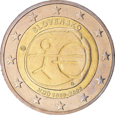 Słowacja, 2 Euro, EMU, 2009, Kremnica, MS(64), Bimetaliczny, KM:103