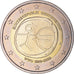 GERMANY - FEDERAL REPUBLIC, 2 Euro, EMU, 2009, Hambourg, MS(63), Bi-Metallic