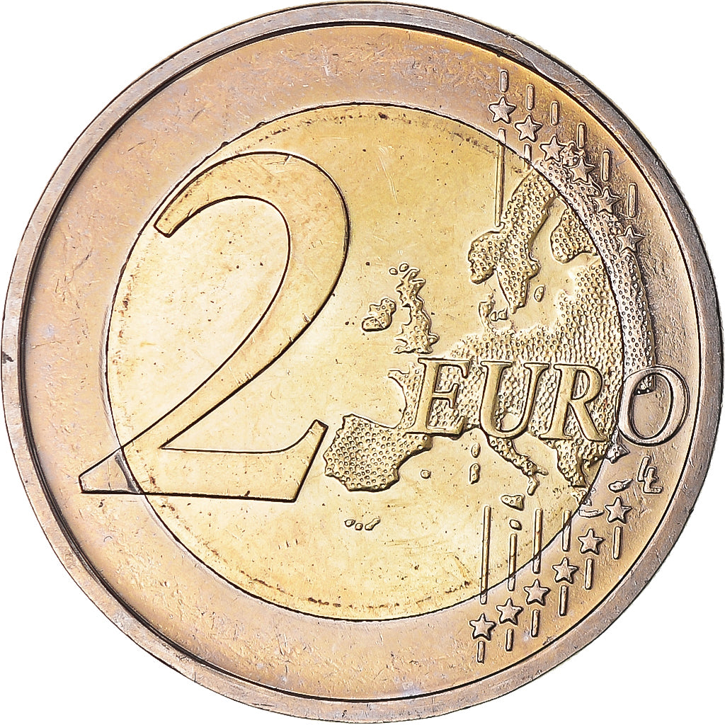 Niemcy, 2 Euro, EMU, 2009, Munich, MS(64), Bimetaliczny, KM:New
