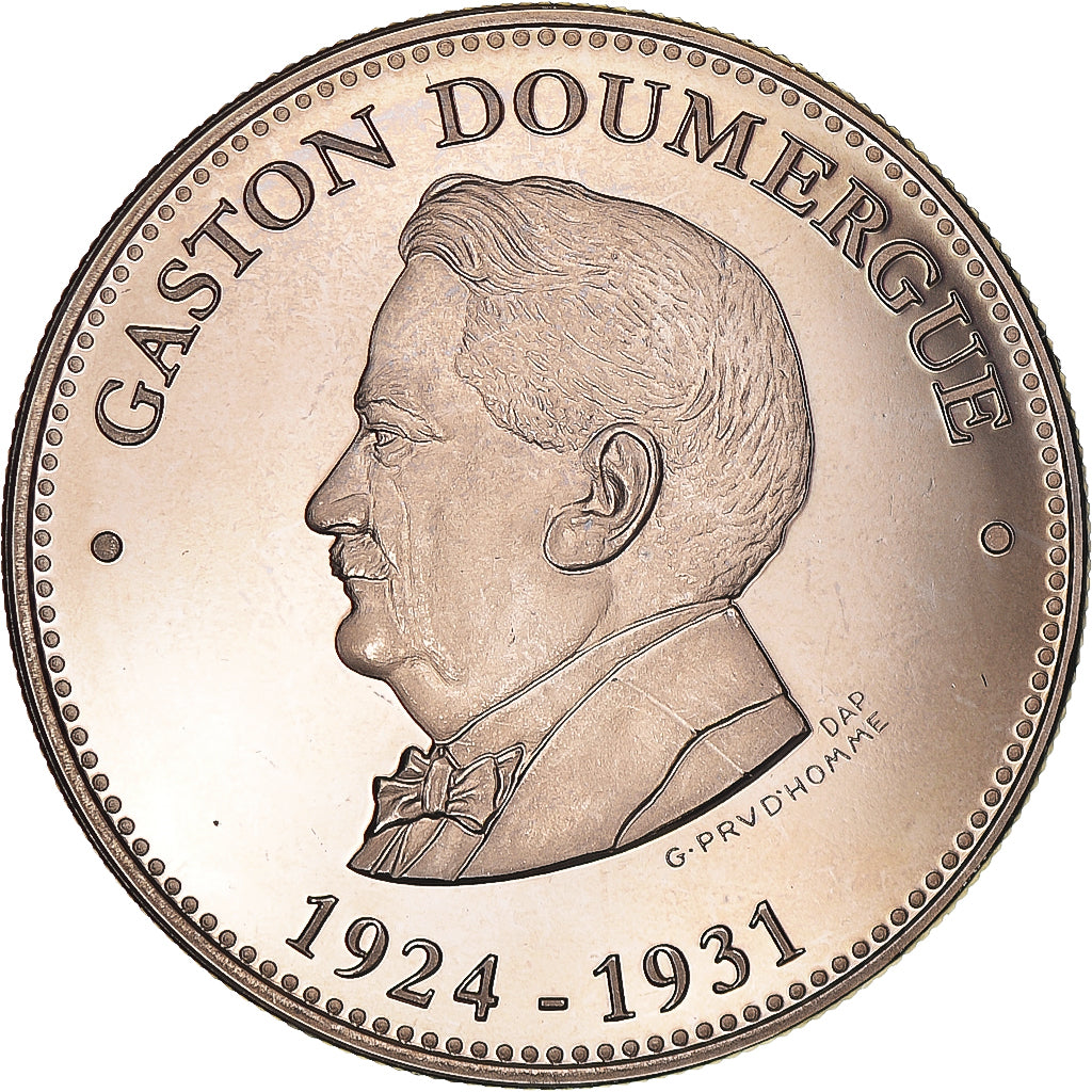 Francja, medal, Les Présidents de la République, Gaston Doumergue, Politics