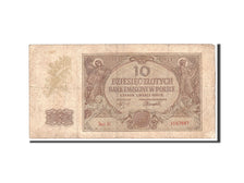 Pologne, 10 Zlotych, 1940, 1940-03-01, KM:94, B