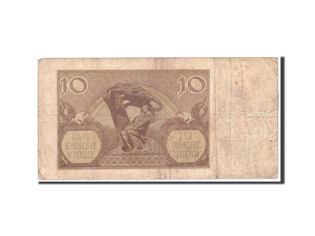 Polonia, 10 Zlotych, 1940, KM:94, 1940-03-01, B