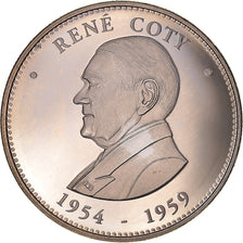 France, Medal, René Coty, Président de la République, Politics, MS(64)
