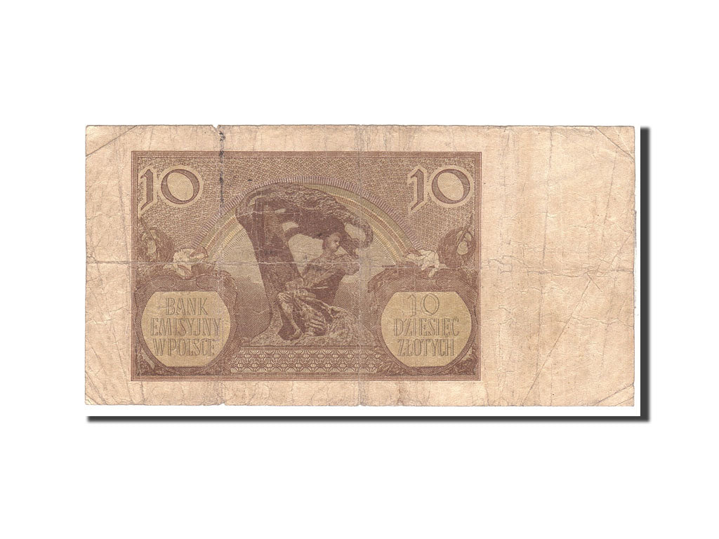 Banconote, Polonia, 10 Zlotych, 1940, KM:94, 1940-03-01, B