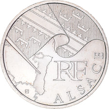 France, 10 Euro, Alsace, Euros des régions, 2010, MS(60-62), Silver