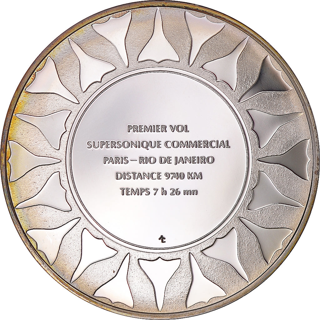 Frankreich, Medaille, Premier Vol Supersonique, Commercial, Paris-Rio, Aviation