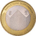 Slovenia, 3 Euro, Independence 20th Anniversary, 2011, AU(55-58), Bi-Metallic