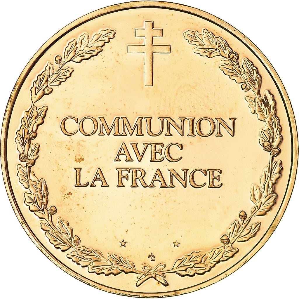 Frankreich, Medaille, Communion avec la France, Politics, Society, War, UNZ