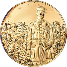 Francia, medalla, La grande guerre, 1914-1918, Politics, Society, War, SC, Oro
