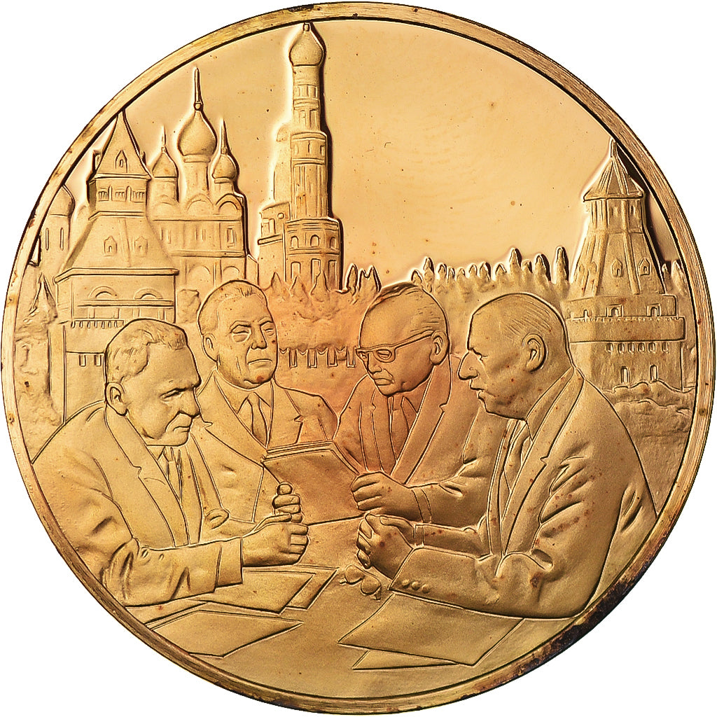 Frankreich, Medaille, Les accords franco-soviétique, Politics, Society, War