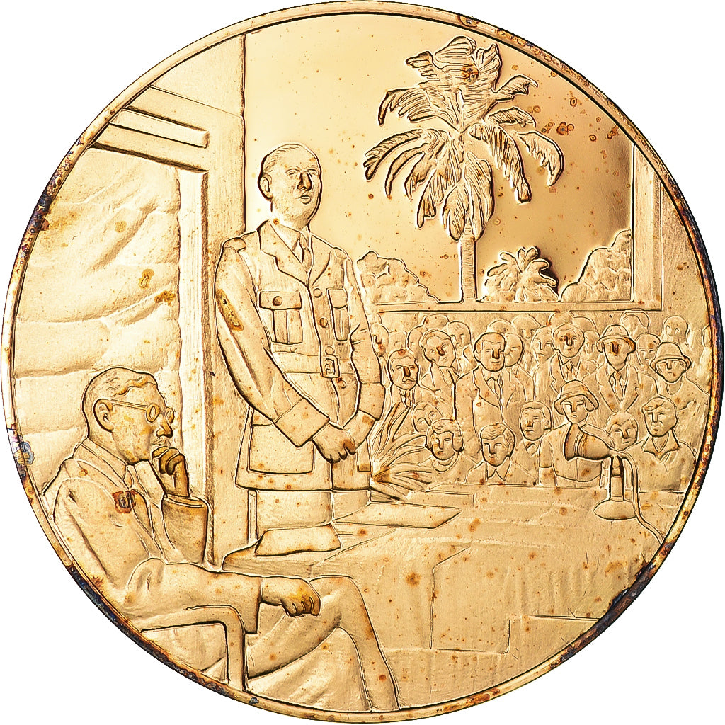 Frankreich, Medaille, La conférence de Brazzaville, 30 Janvier 1944, Politics