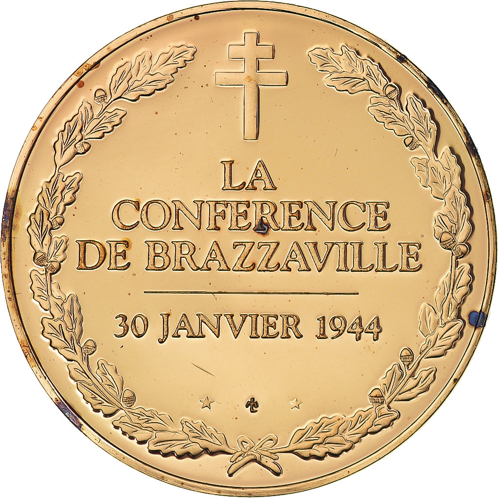 Frankreich, Medaille, La conférence de Brazzaville, 30 Janvier 1944, Politics