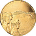 Francia, medalla, La Force Nucléaire, Politics, Society, War, SC, Oro vermeil