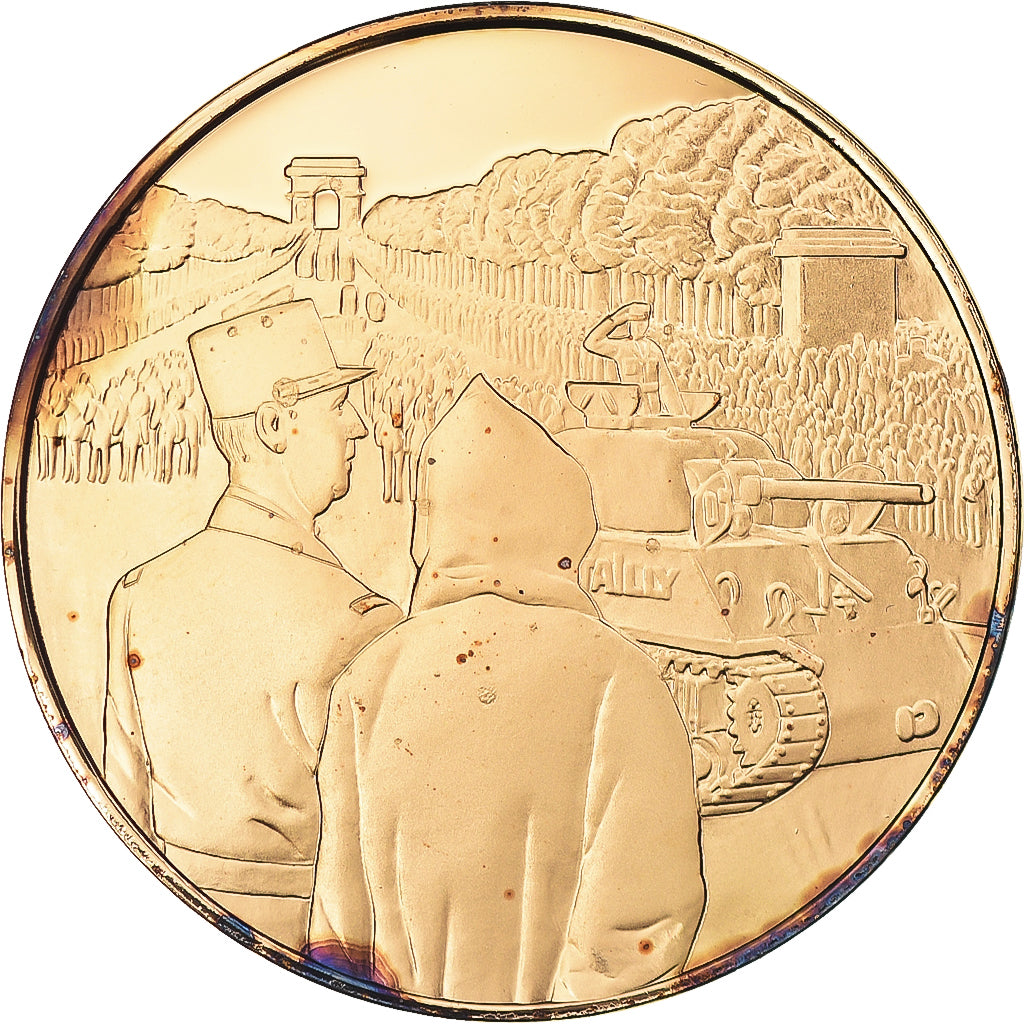 Francia, medalla, La Victoire, Défilé du 18 juin 1945, Politics, Society, War