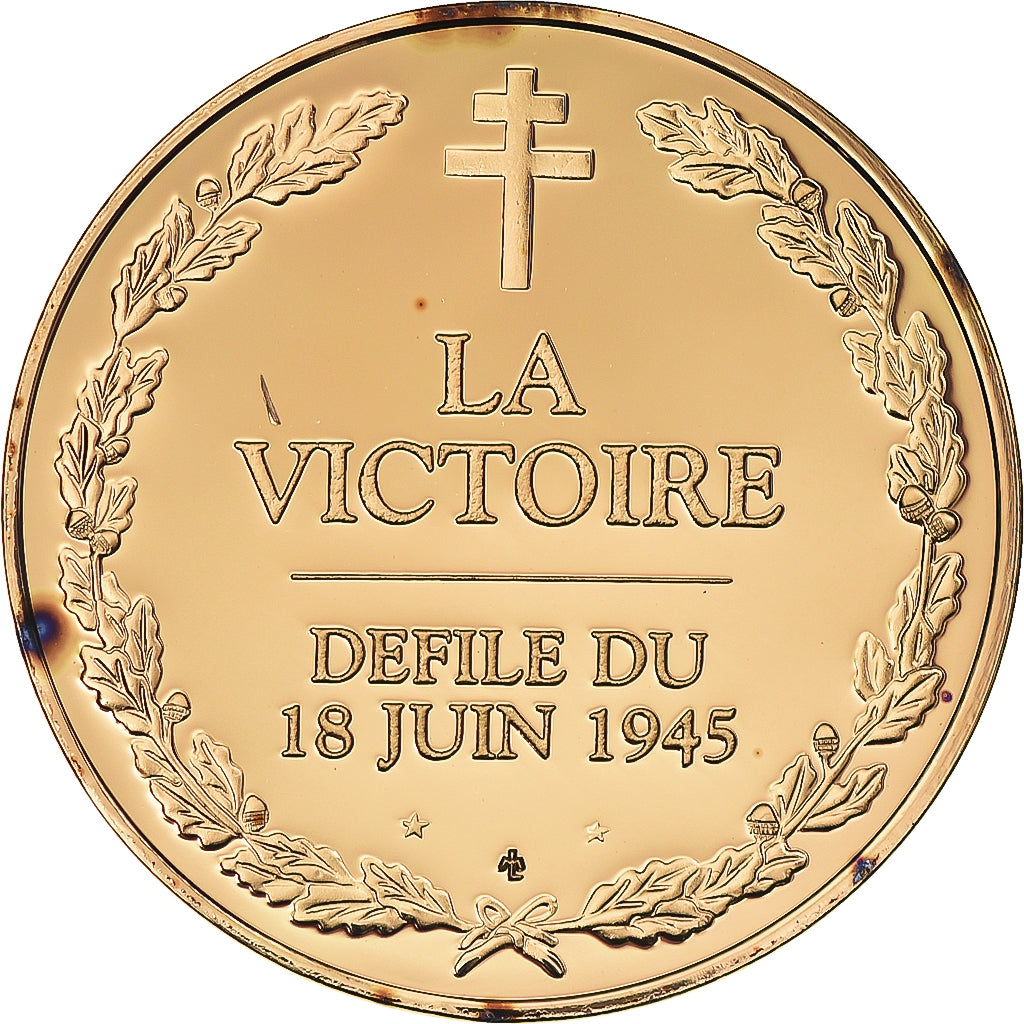 Francia, medalla, La Victoire, Défilé du 18 juin 1945, Politics, Society, War