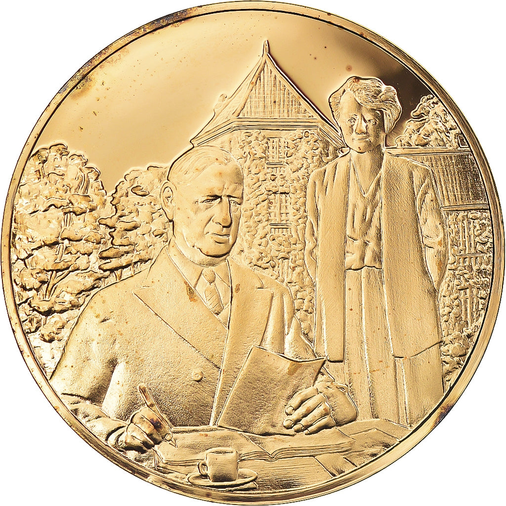 France, Medal, Charles de Gaulle, L'écrivain, Politics, Society, War, MS(63)