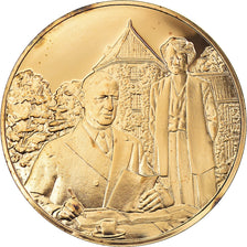 France, Medal, Charles de Gaulle, L'écrivain, Politics, Society, War, MS(63)