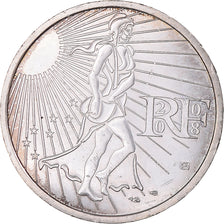 France, 15 Euro, 2008, AU(55-58), Silver, Gadoury:2, KM:1535