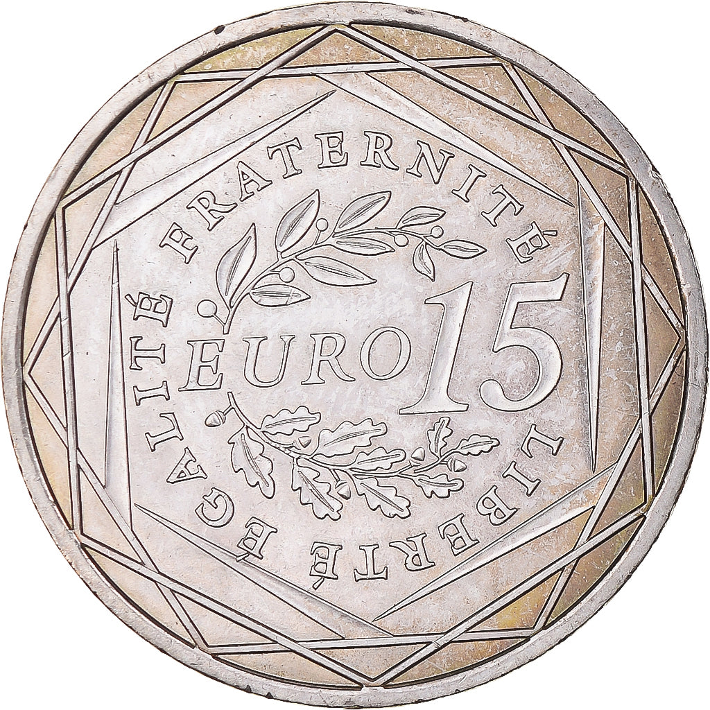 France, 15 Euro, 2008, SUP+, Argent, Gadoury:2, KM:1535