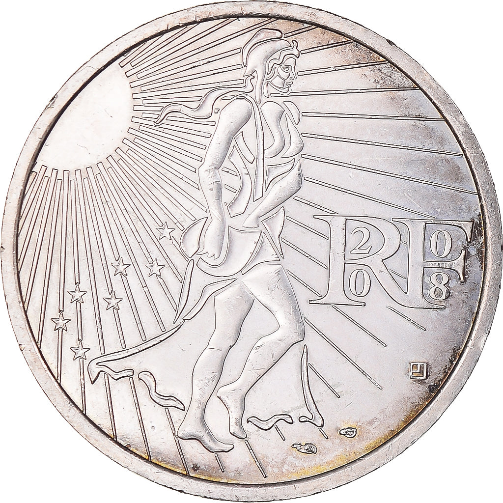 France, 15 Euro, 2008, SUP+, Argent, Gadoury:2, KM:1535