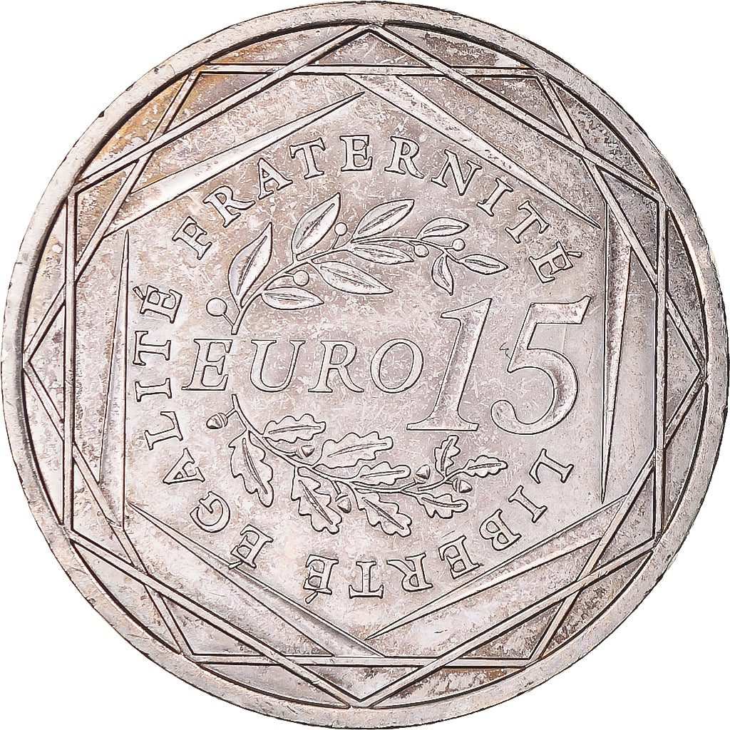 France, 15 Euro, 2008, SUP+, Argent, Gadoury:2, KM:1535