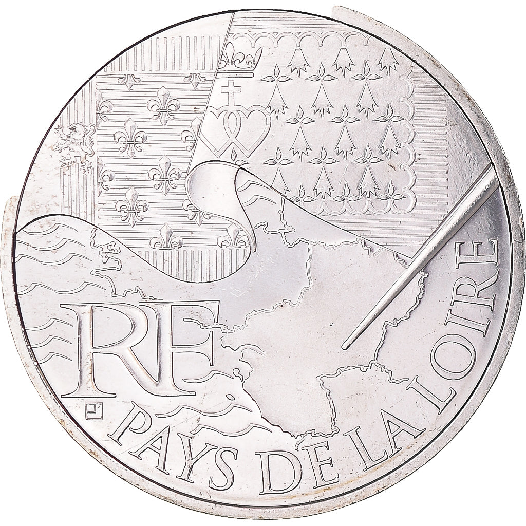 France, 10 Euro, Alsace, Euros des régions, 2010, FDC, Argent