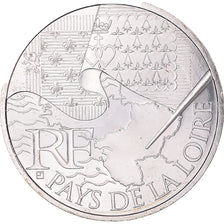 France, 10 Euro, Alsace, Euros des régions, 2010, FDC, Argent