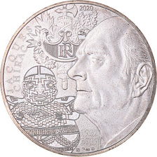 France, 10 Euro, 2020, Paris, Jacques Chirac, MS(65-70), Silver