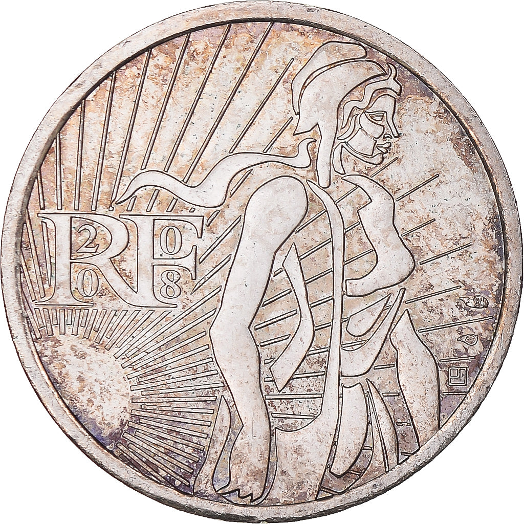 France, 5 Euro, 2008, SUP+, Argent, Gadoury:EU287, KM:1534