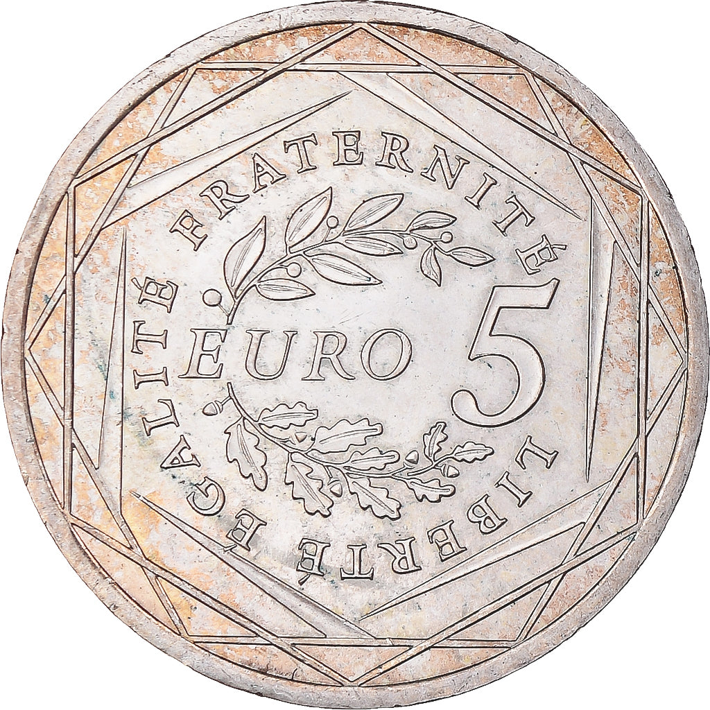 France, 5 Euro, 2008, SUP+, Argent, Gadoury:EU287, KM:1534