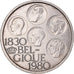 Moneda, Bélgica, 500 Francs, 500 Frank, 1980, Brussels, EBC+, Plata, KM:162a