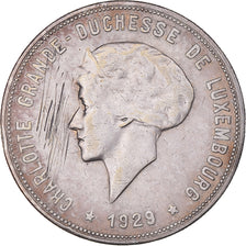 Coin, Luxembourg, Charlotte, 10 Francs, 1929, VF(30-35), Silver, KM:39